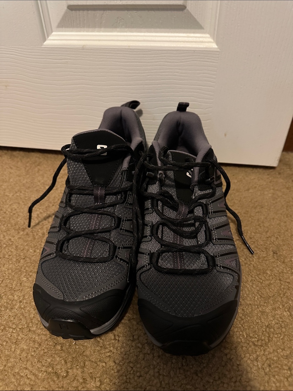Salomon Women’s  Gray and Black Trail Running Shoes